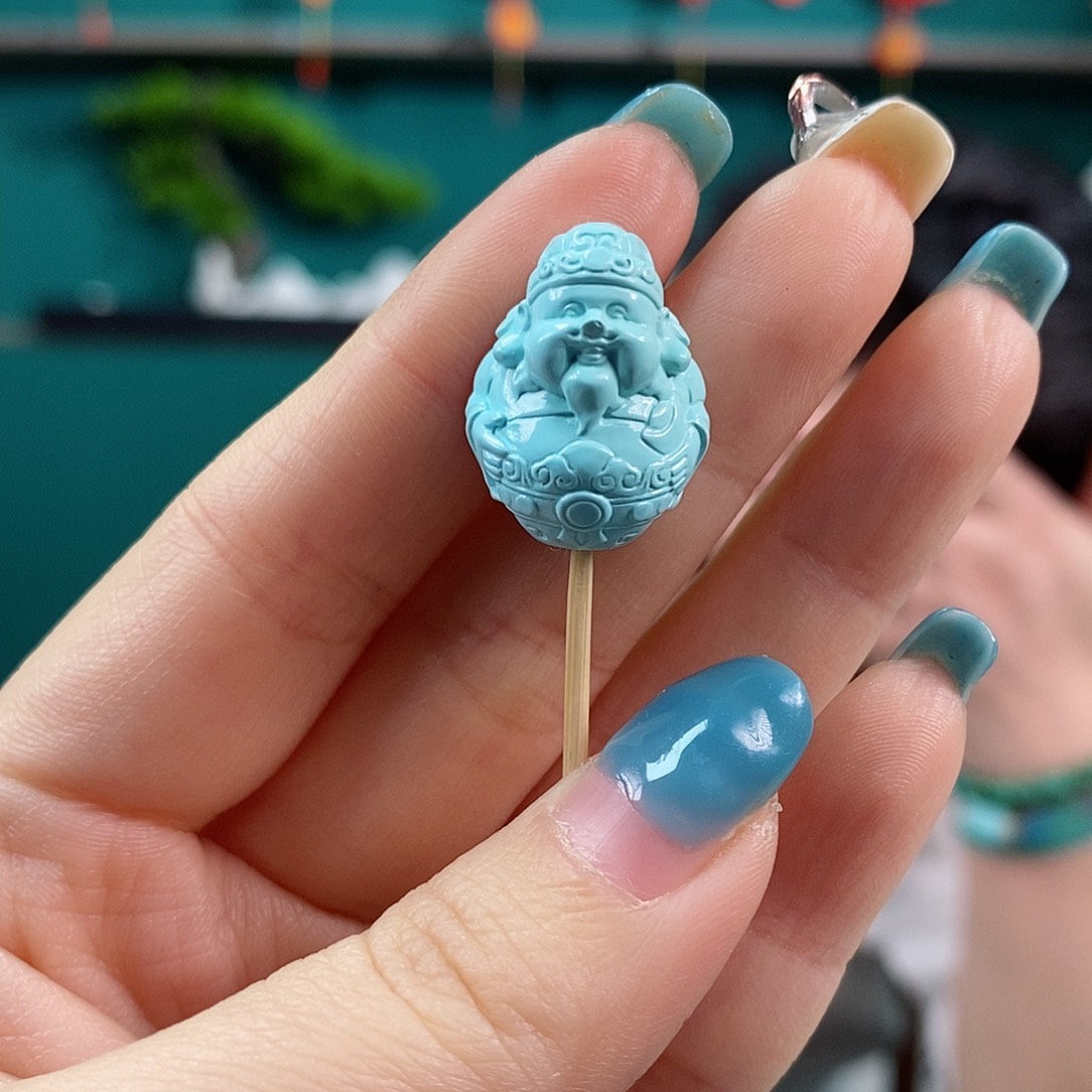 绿松石珠宝奇石未镶嵌