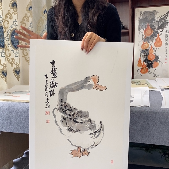 国画纯手绘国画写意作品