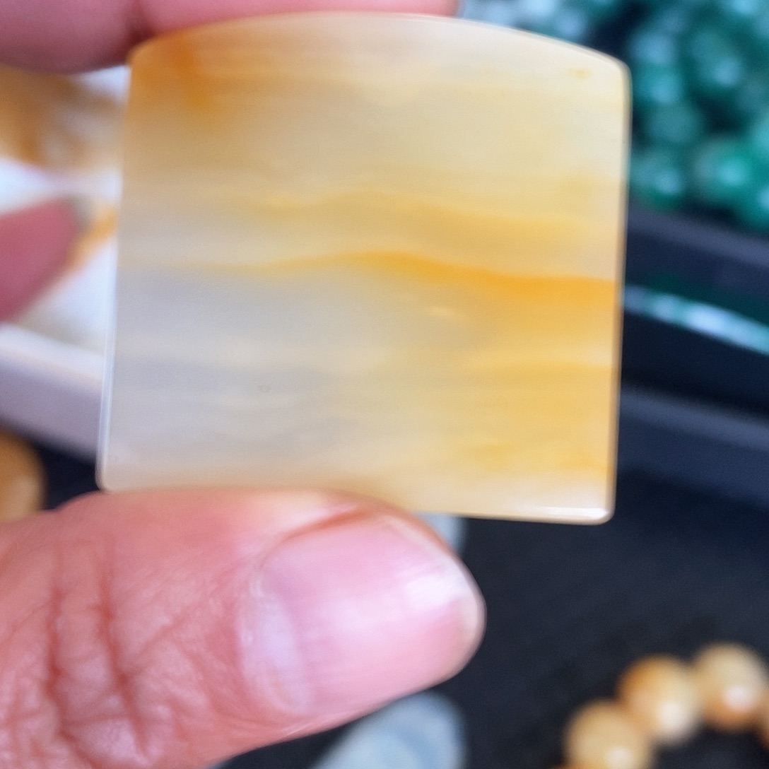 石英质玉（黄龙玉）黄龙玉未镶嵌