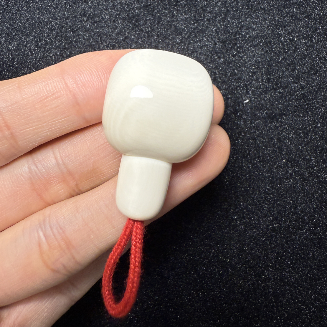 F1147猛犸象牙20.7*22*33mm藏式分体三通胖墩分体冰料果冻料