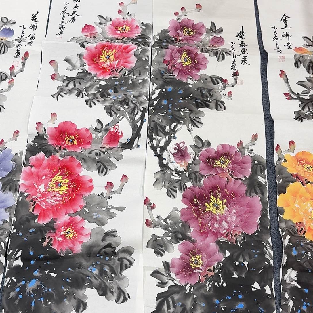 国画事事如意万事如意万事如意