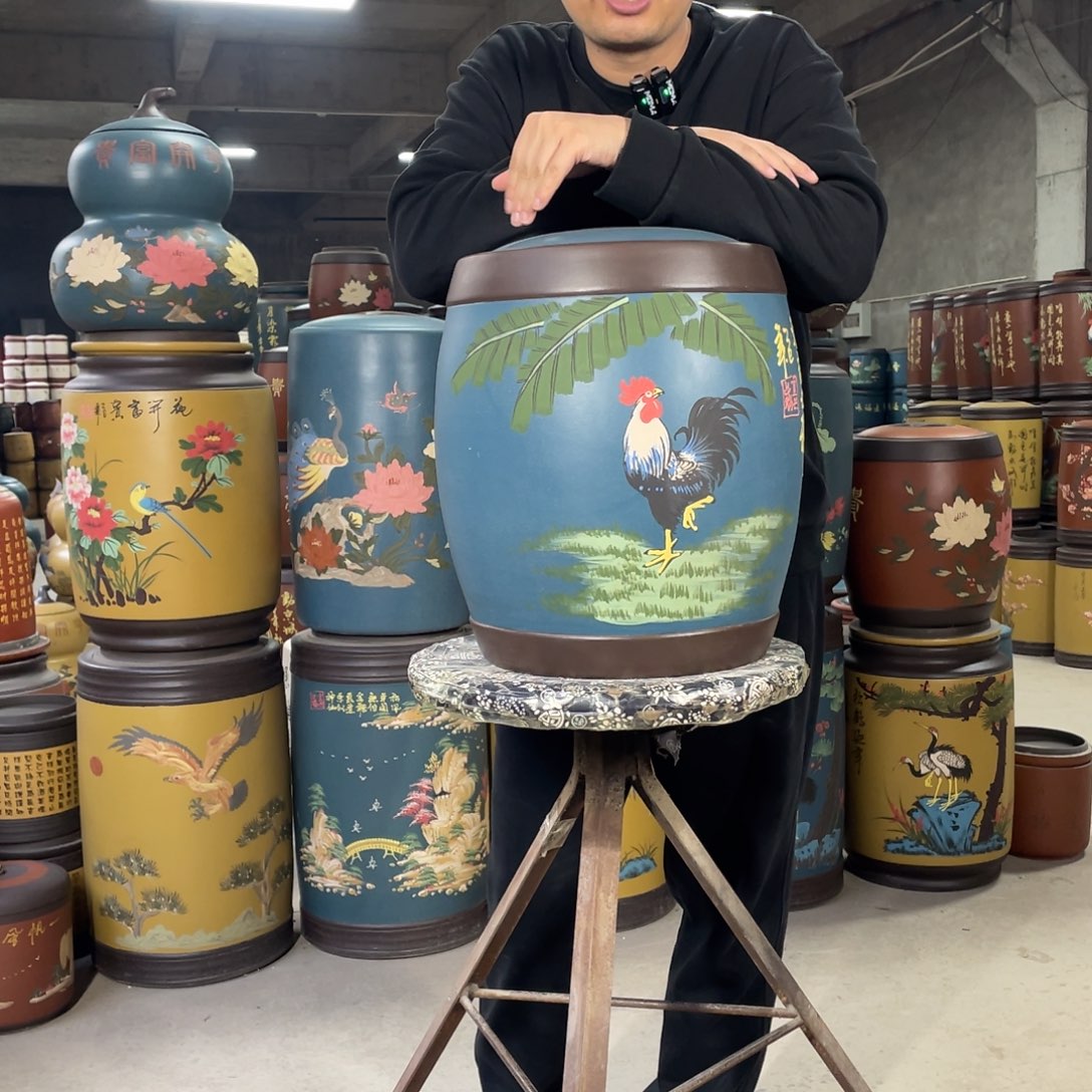 宜兴原矿紫砂茶叶罐