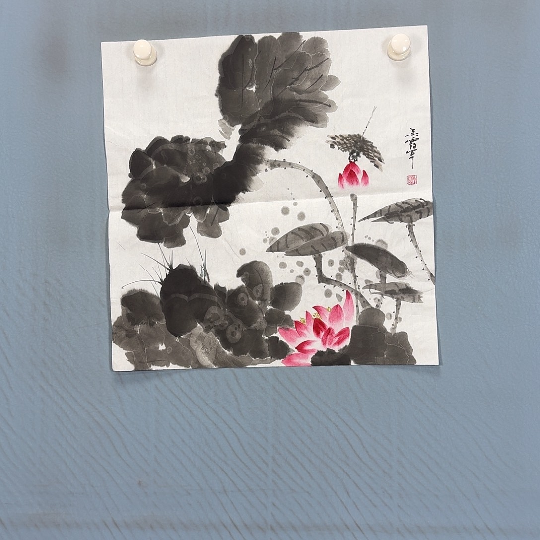 国画1186 牡丹图画师大