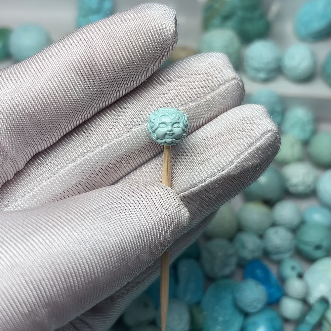 绿松石珠宝半成品未镶嵌