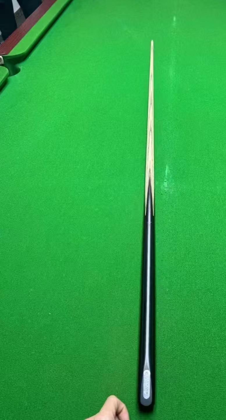 【准神天下】小头实木通杆黑八台球杆适用于中式八球斯诺克