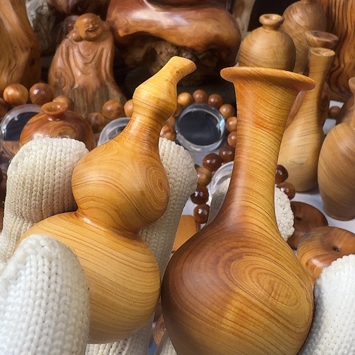 崖柏精品太行崖柏花瓶葫芦