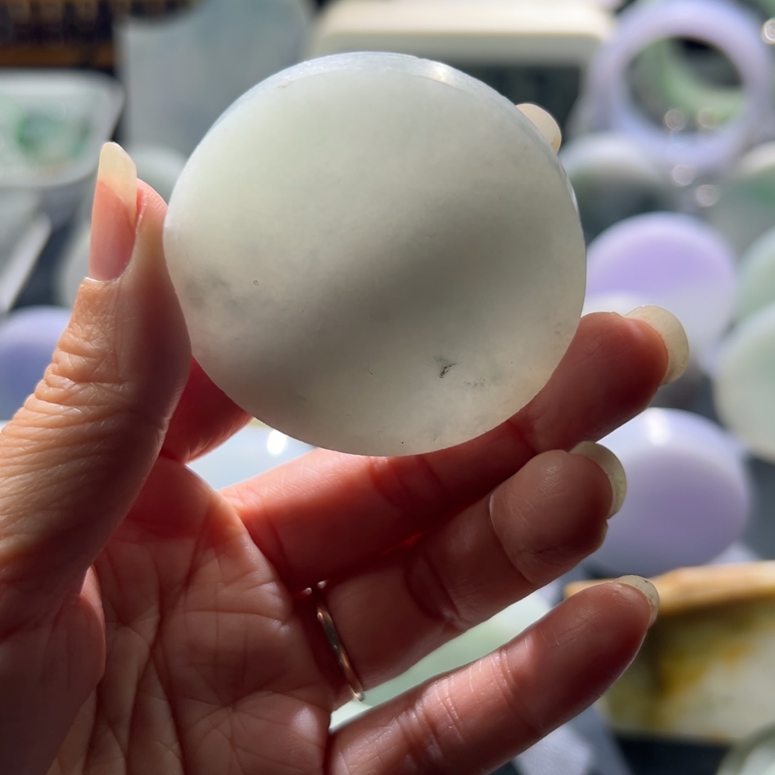 翡翠散珠翡翠镯心