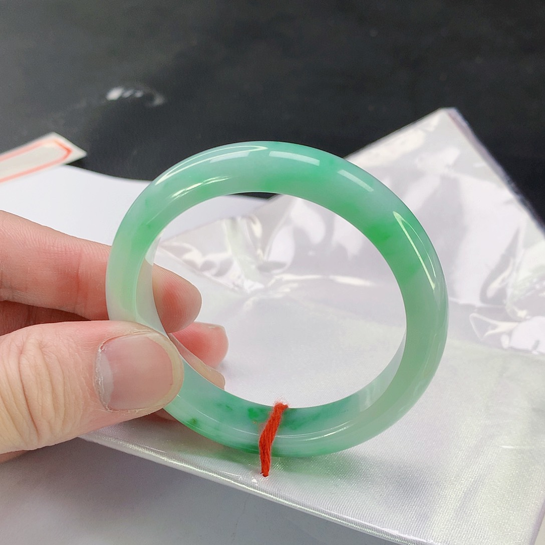 翡翠手镯未镶嵌101缅甸天然翡翠A货