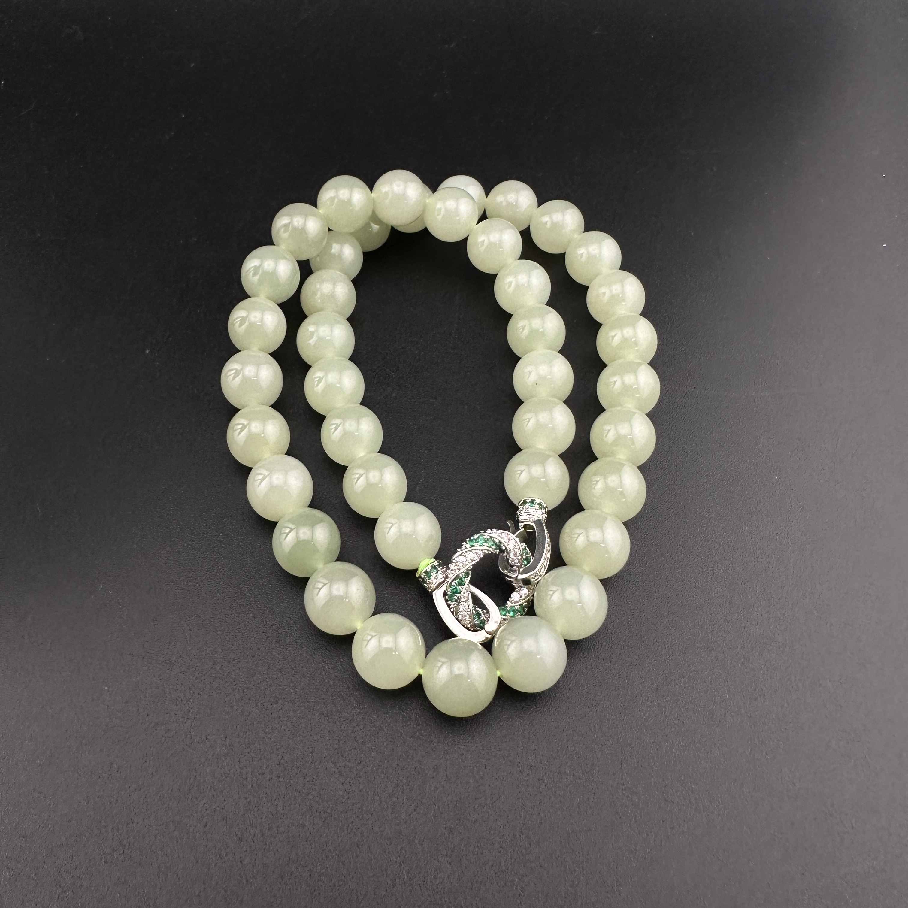 BY1218FWM标085 北玉精选 和田玉项链 多样性发货