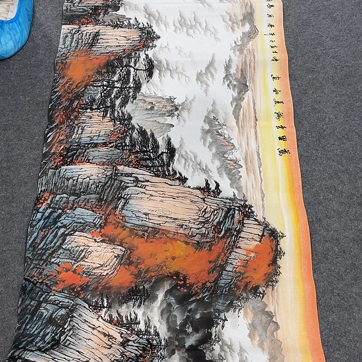 国画今天上午国画作品展示