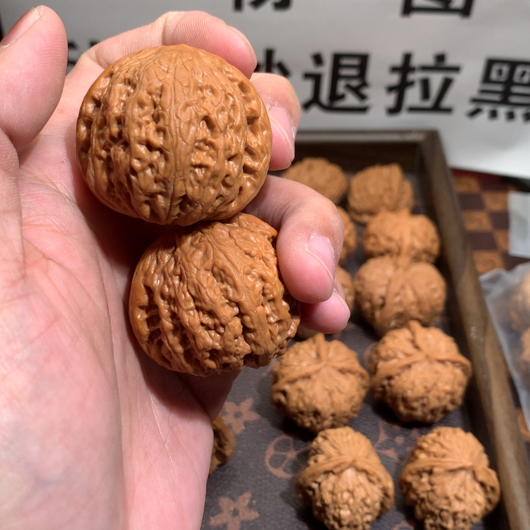 清***灬文玩核桃把件铁锤修