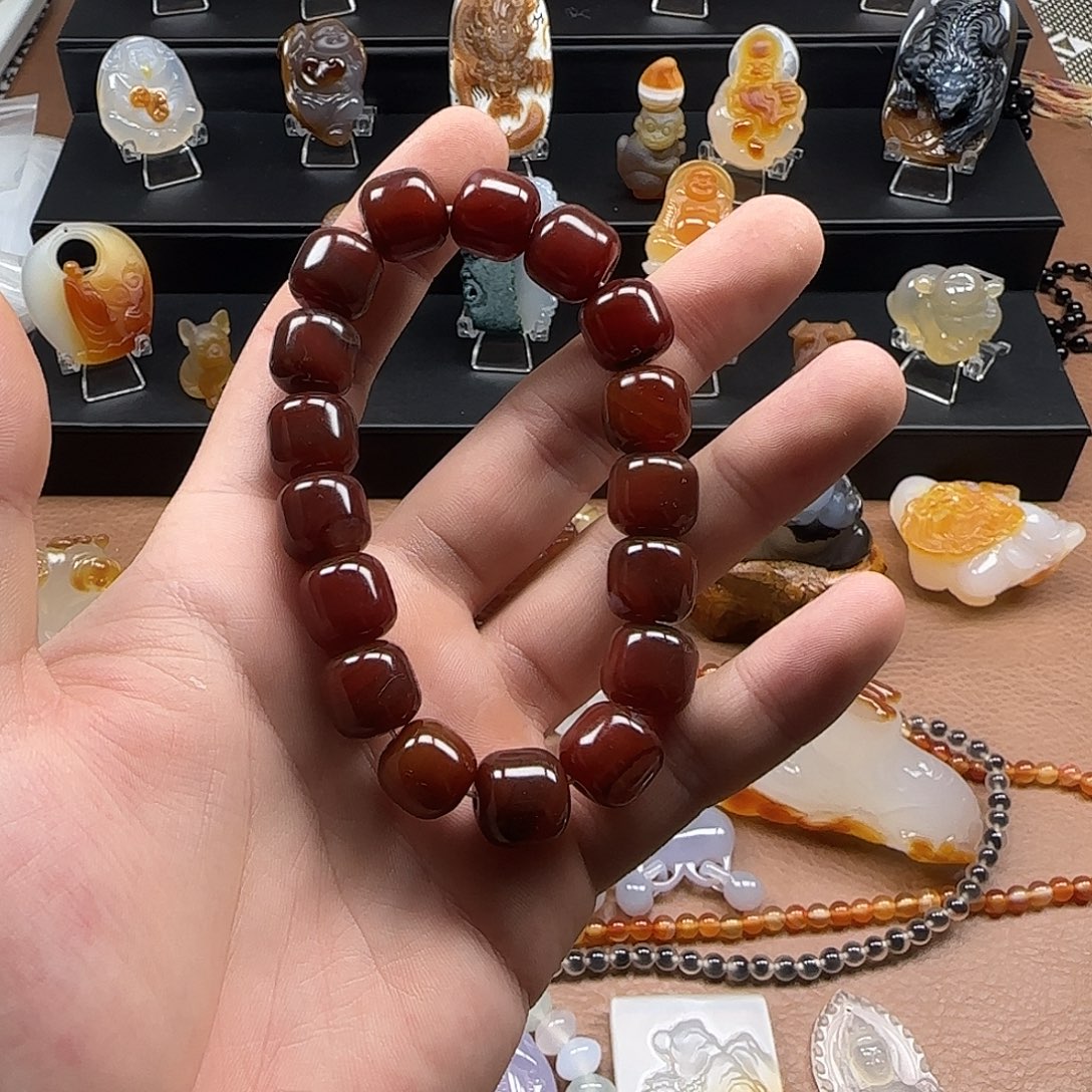 玛瑙/玉髓未镶嵌吊坠(不含链)