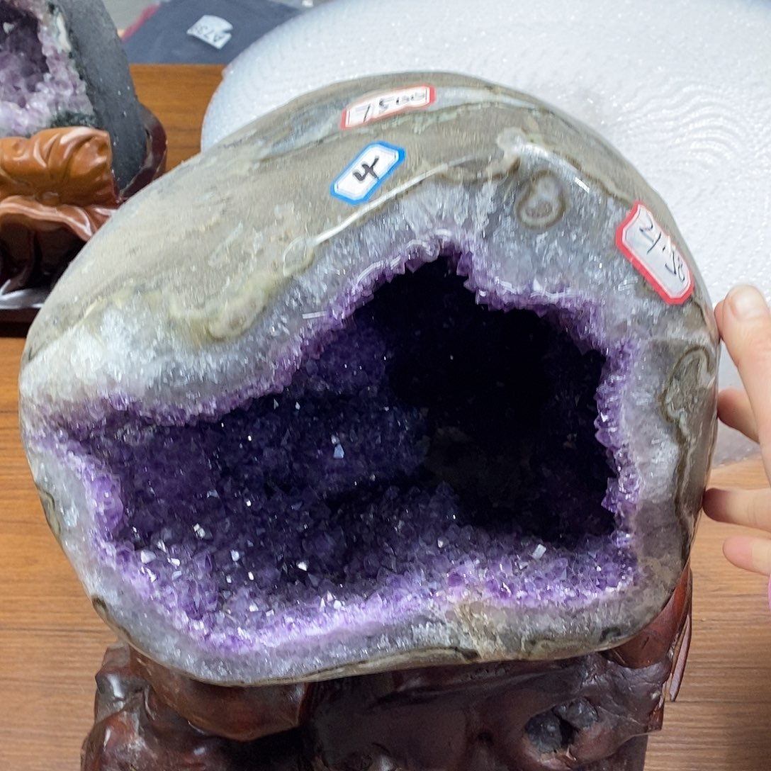 珠宝半成品未镶嵌紫晶