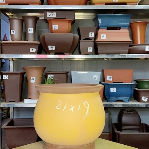 红陶宜兴紫砂花盆