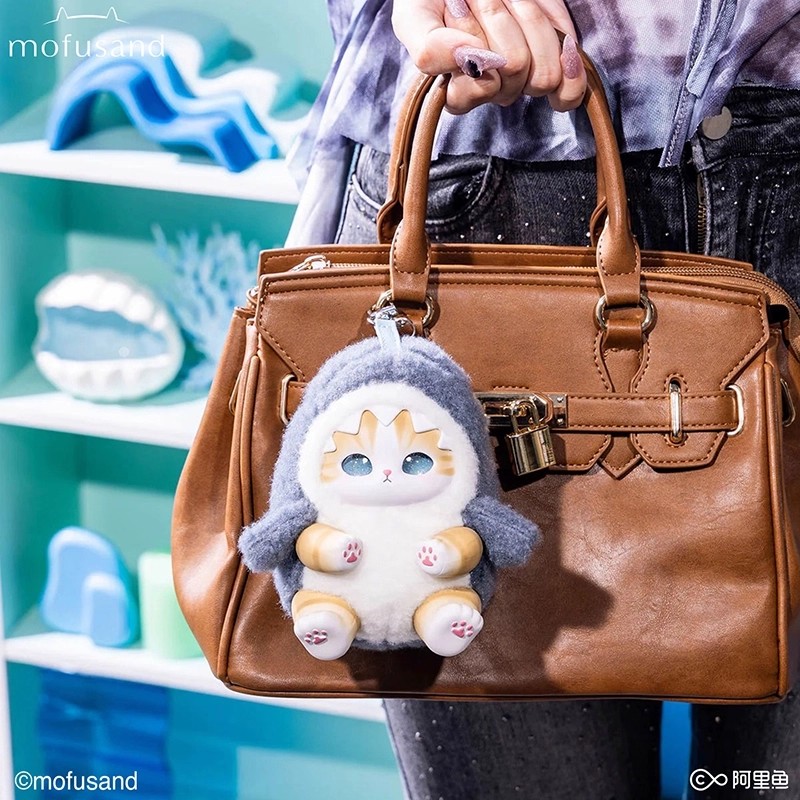 【开盒不退不H】Mofusand猫福珊迪百变动物搪胶毛绒挂件盲盒公仔