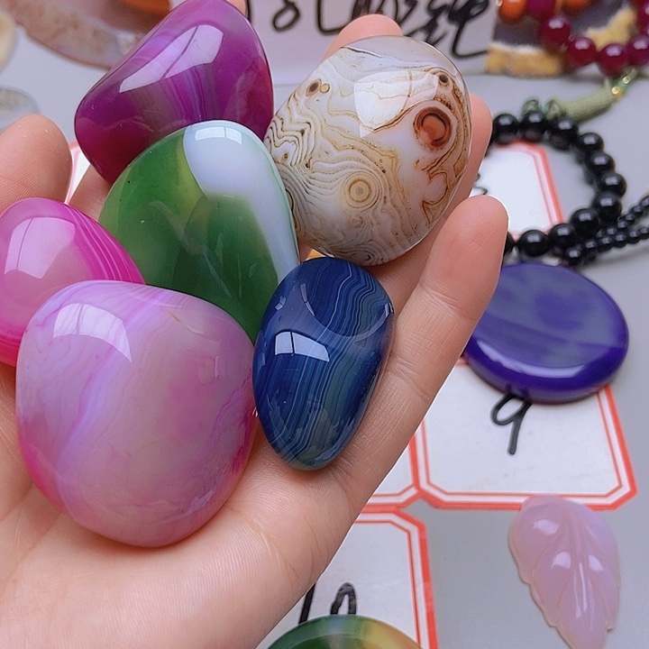 【闪购商品】玛瑙/玉髓珠宝半成品未镶嵌r*s