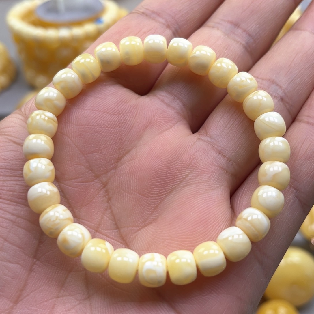 琥珀手链未镶嵌手串