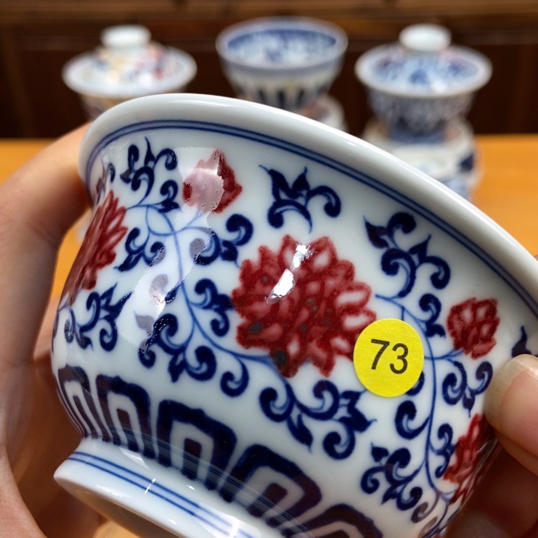手绘现代茶具非古董