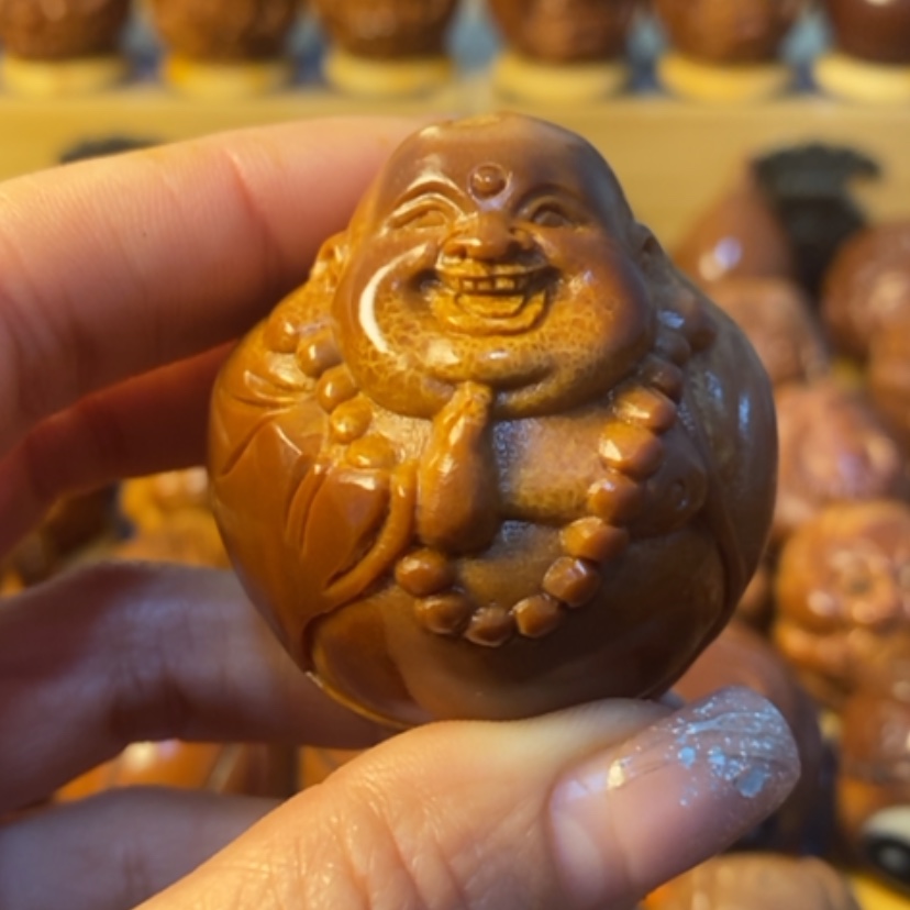 【闪购商品】橄榄核手串/手链鲁****）精品核雕