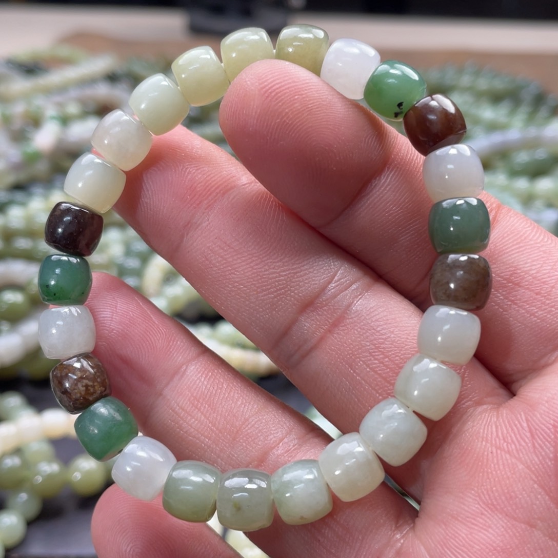 和田玉手链未镶嵌