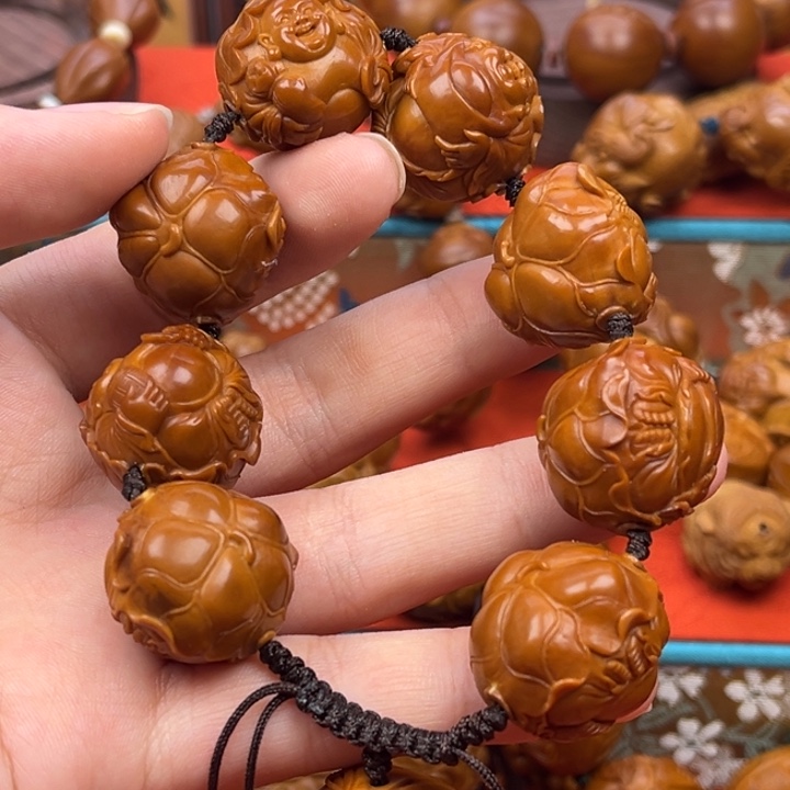 手串/手链橄榄核荷叶弥勒