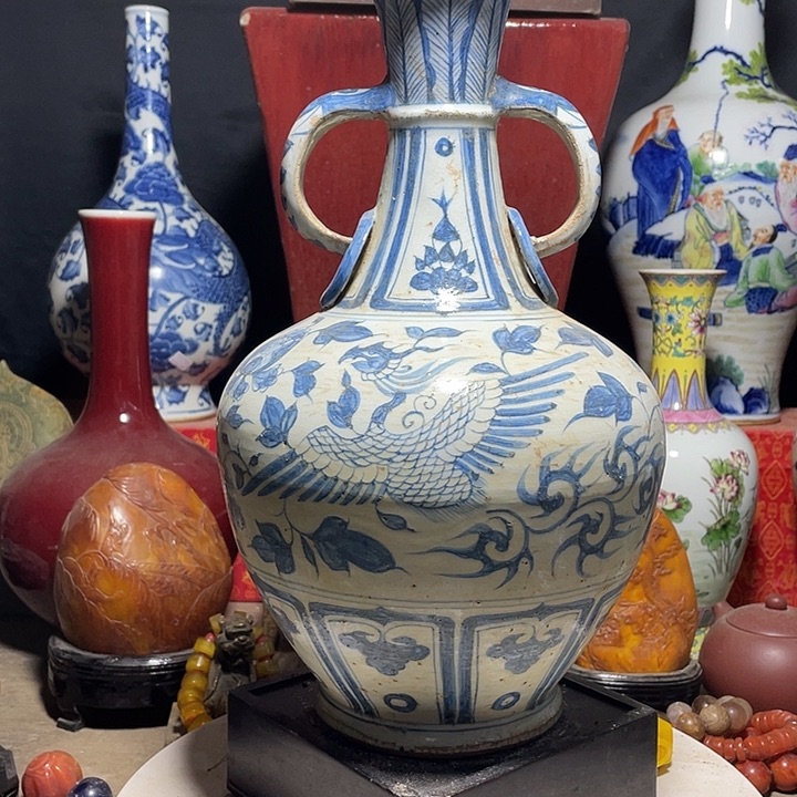 瓷片青花瓷器手工制作