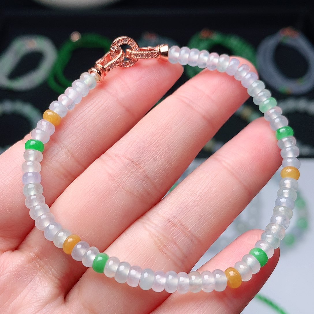翡翠手链未镶嵌翡翠