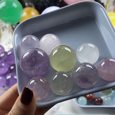 水晶珠宝半成品未镶嵌✎****总水晶18号