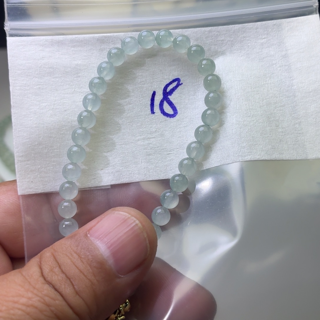 定制翡翠未镶嵌翡翠珠链