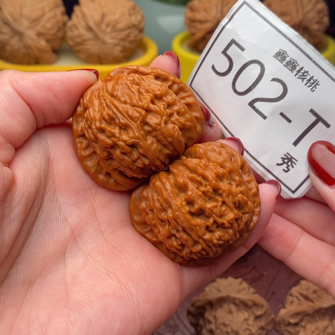 文玩核桃把件白狮41