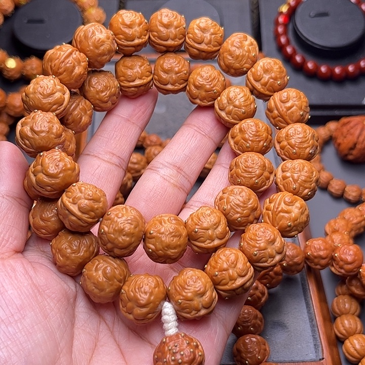 猴头核桃手串36 颗手持 眼睛婵王