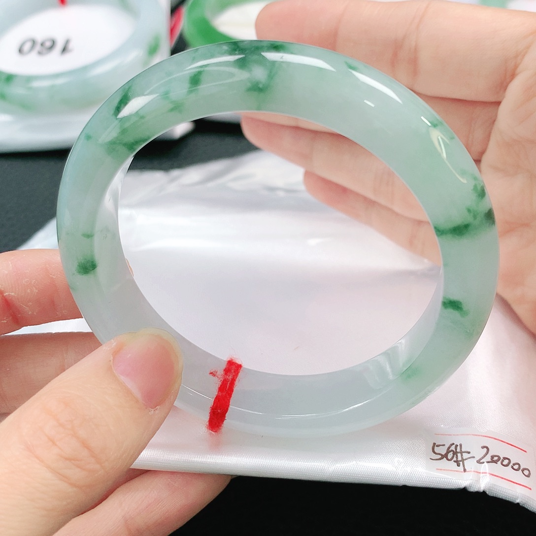 未镶嵌手镯翡翠缅甸56