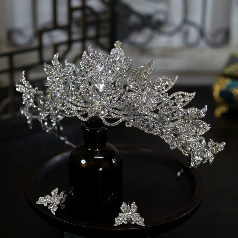 A055喜看优选新款皇冠新娘头饰满钻婚饰网红唯美结婚公主风发冠