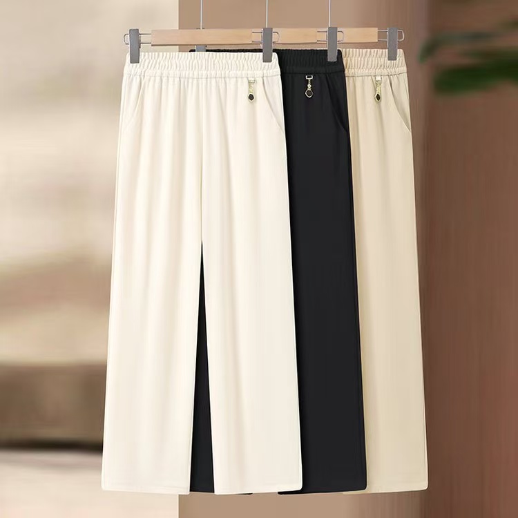 热卖夏季高档百搭阔腿裤时尚显瘦