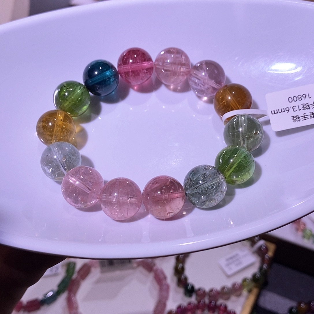 未镶嵌手链碧玺手链