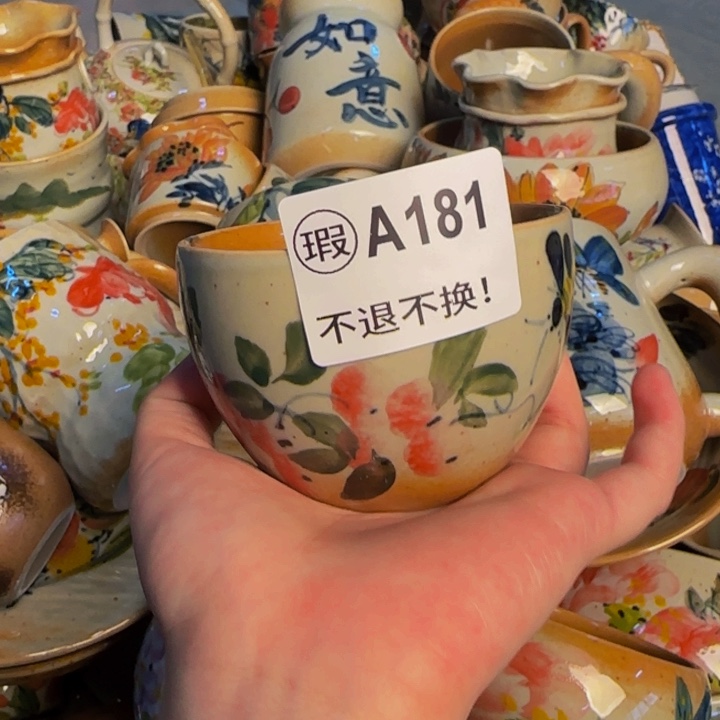 瓷片景德镇陶瓷手工手绘