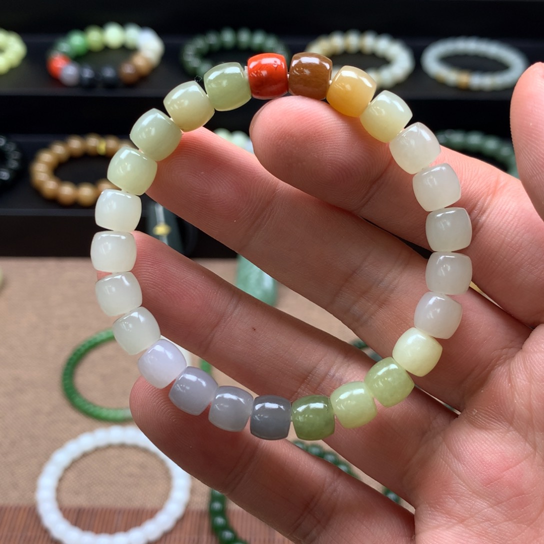 和田玉手链未镶嵌