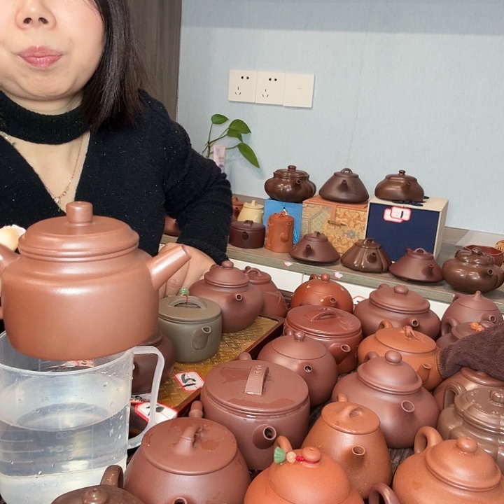 椒***虾茶壶紫砂宜兴紫砂壶中