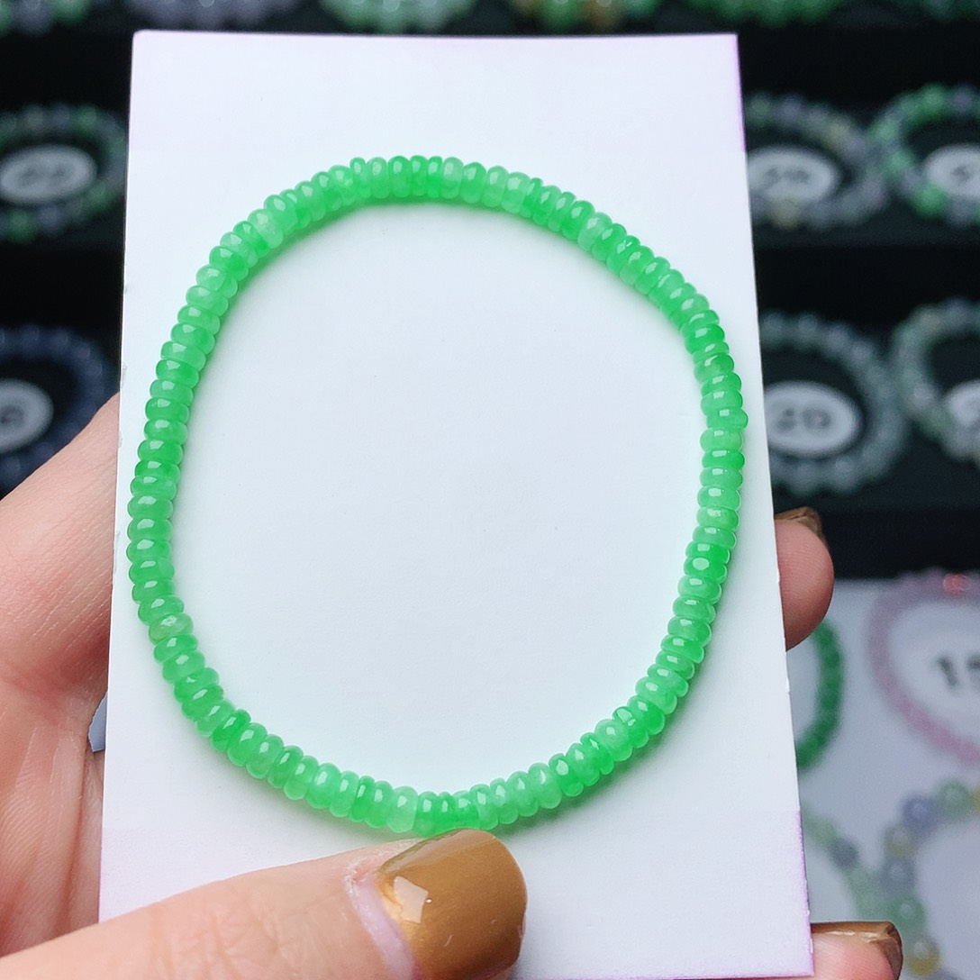 翡翠手链未镶嵌筱*