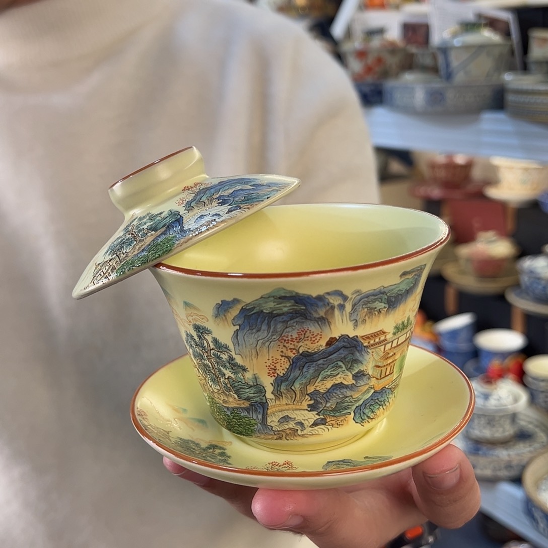 盖碗很漂亮我很喜欢