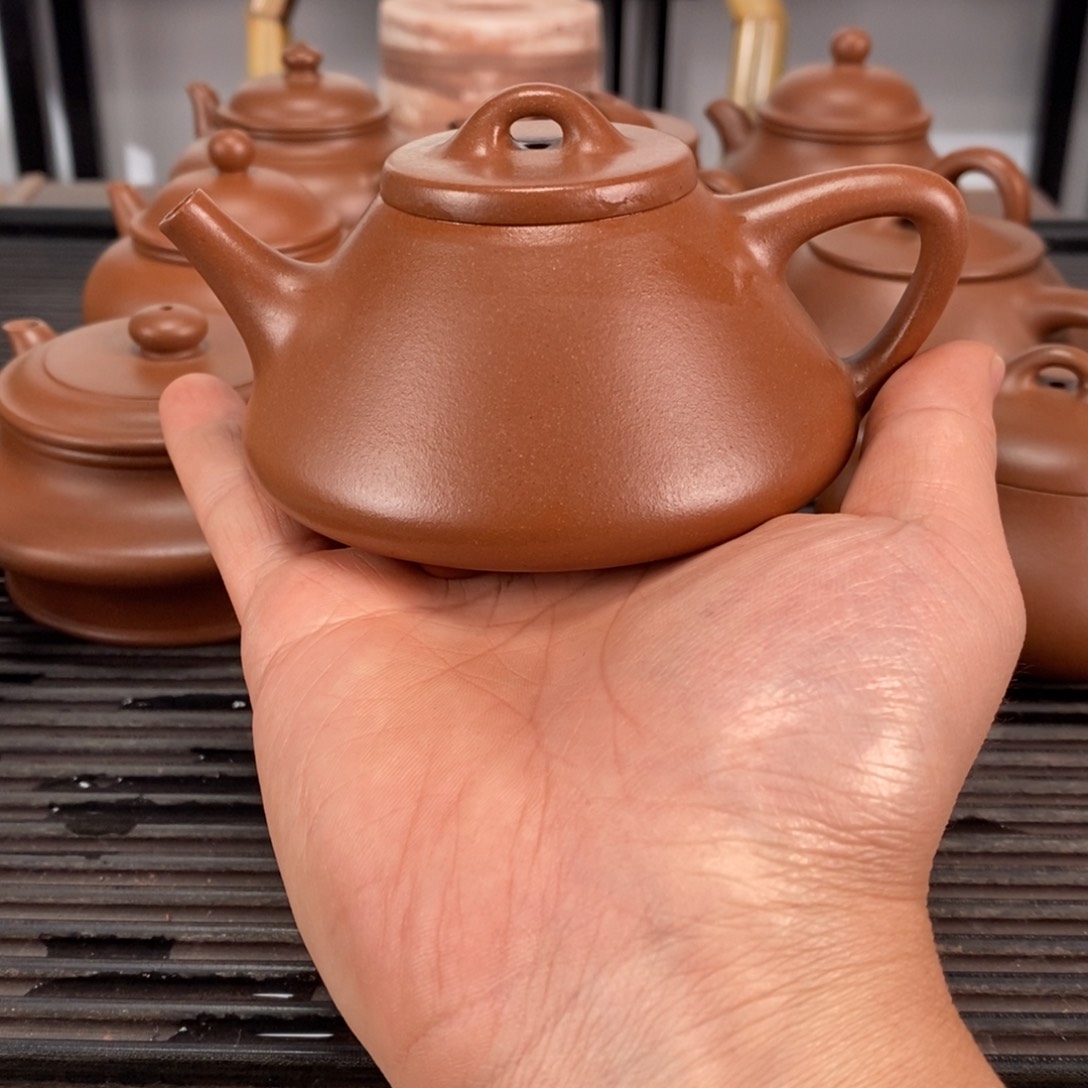 紫砂茶壶台西紫泥容量170毫升
