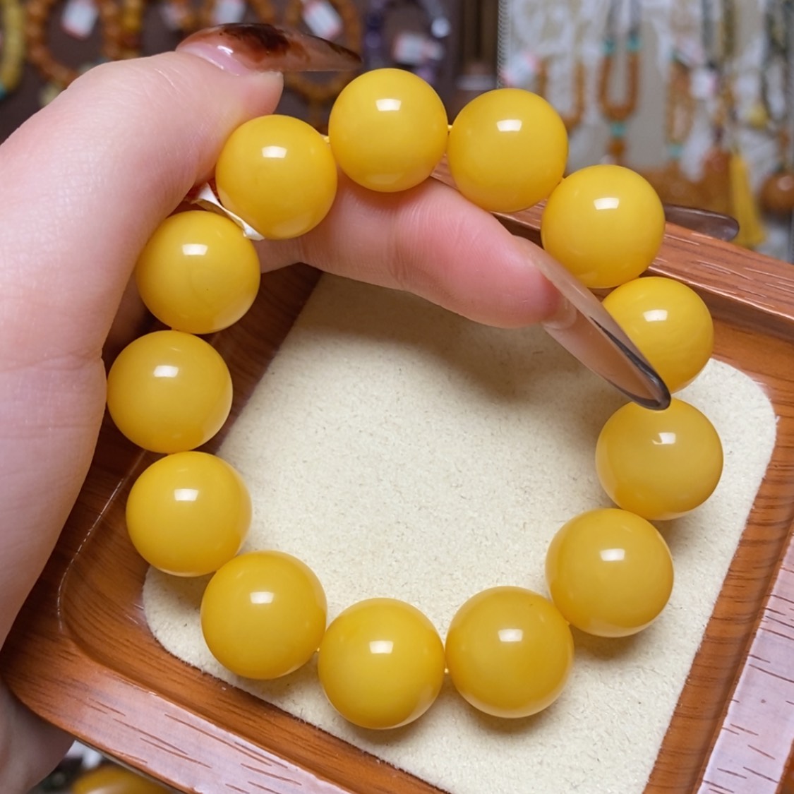 【闪购商品】手链蜜蜡未镶嵌手串