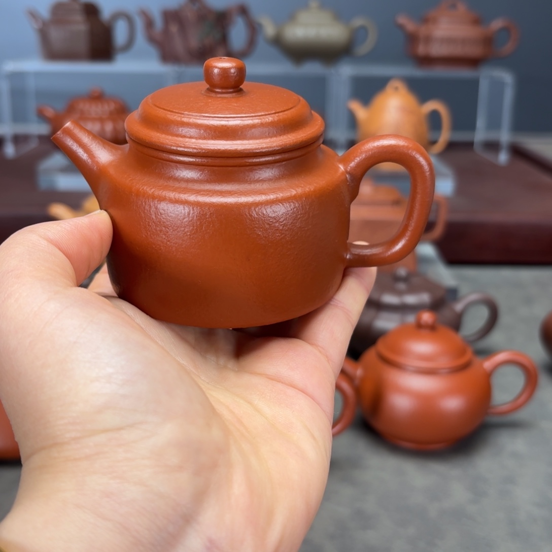*****茶壶紫砂德中150cc朱泥