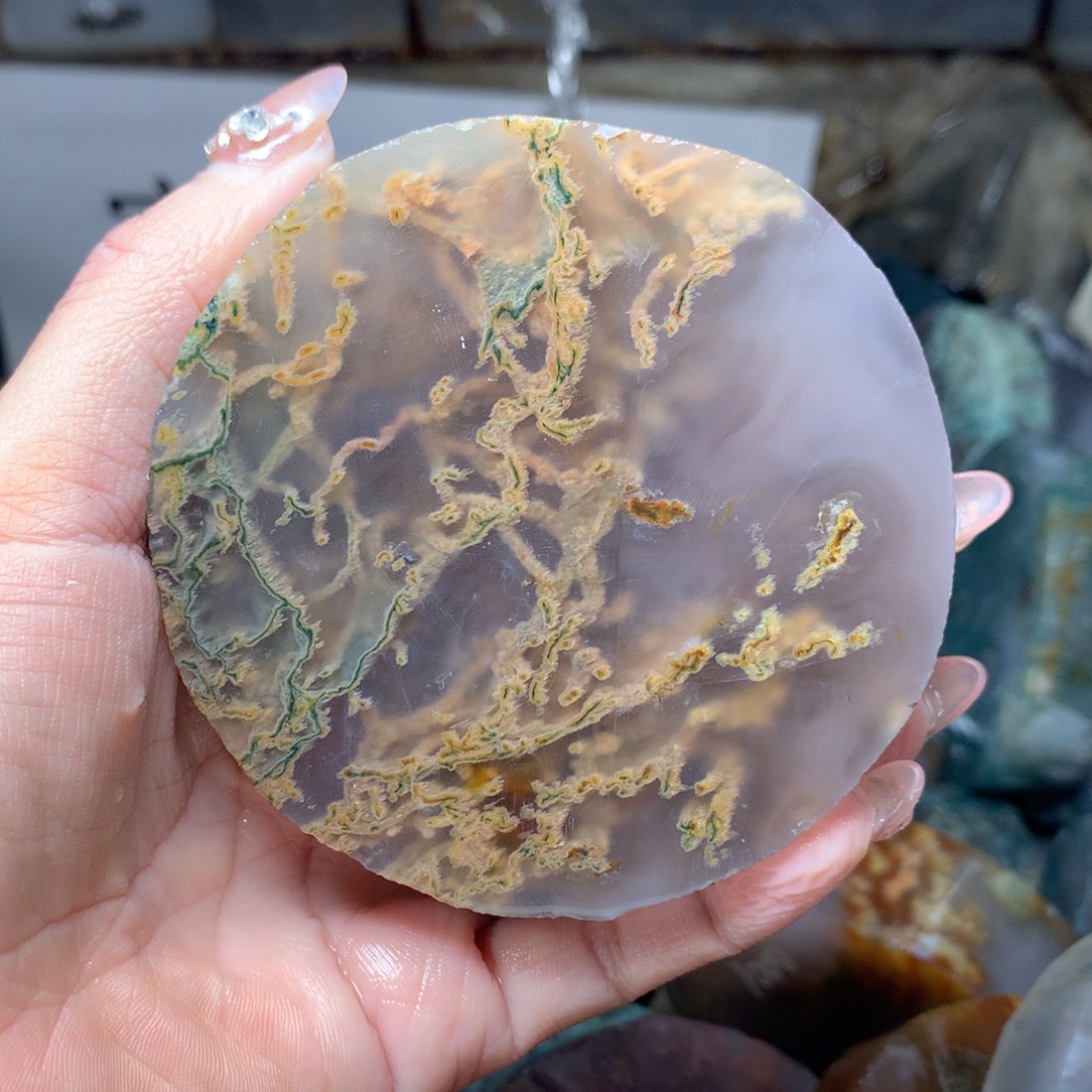 清***雨定制玛瑙定制手镯60圈口不退不换