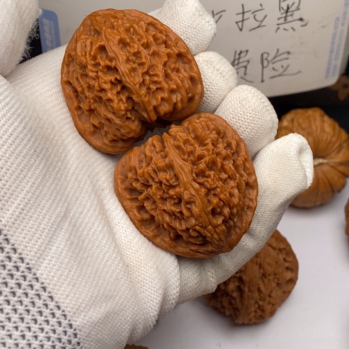 把件文玩核桃三角南疆石40