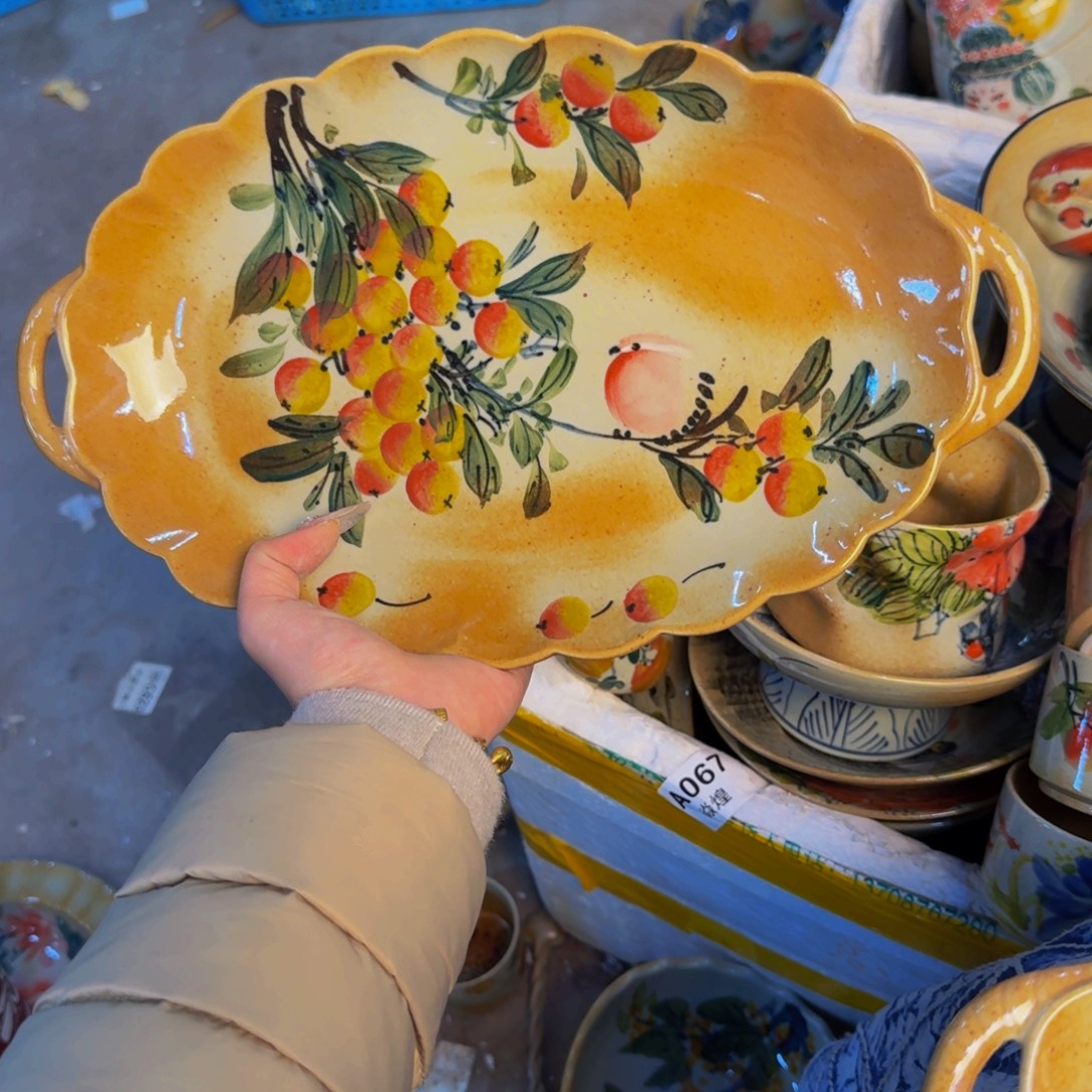 瓷片景德镇陶瓷手工手绘