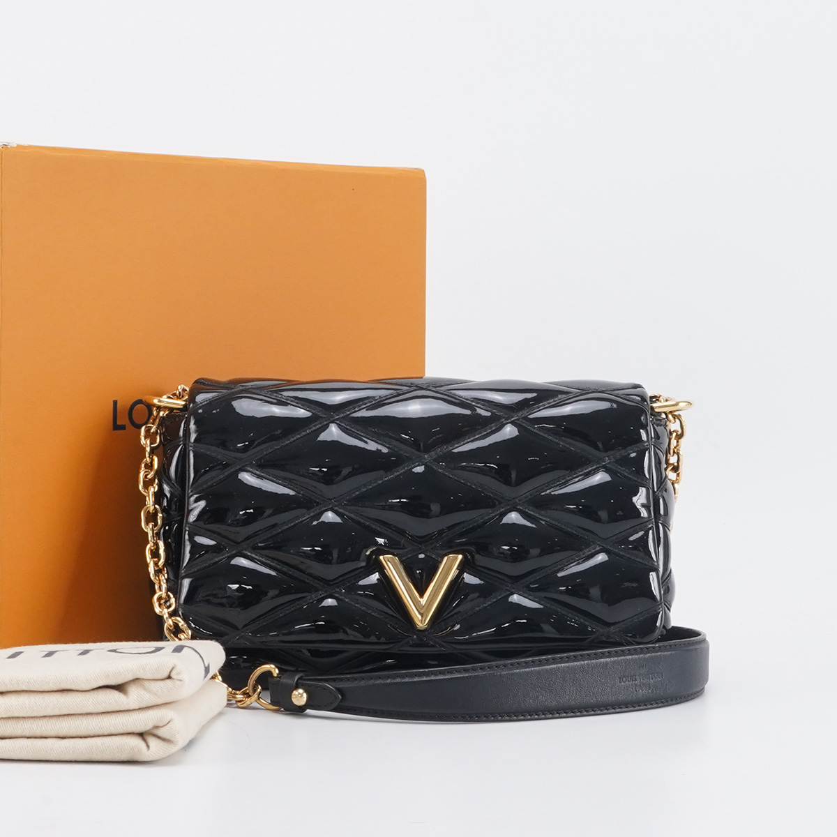 99新 LouisVuitton/路易威登 twist泡芙链条包中号/BG22014823