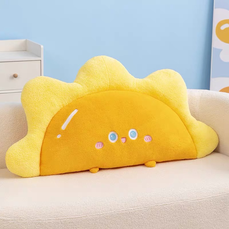 毛绒玩具可爱饺子床头靠枕抱枕坐垫60CM(误差2~5厘米)