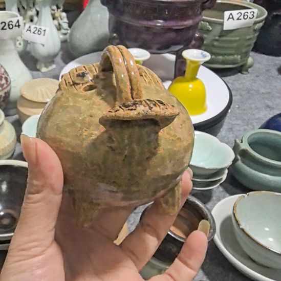 真***木瓷片小水滴一个全品一个