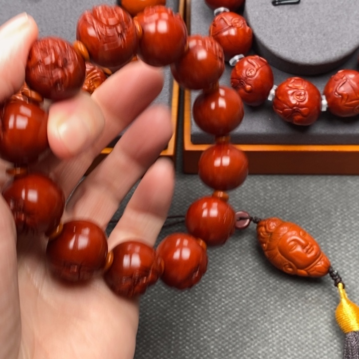 禅***意手串橄榄核财迷款